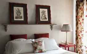 Schlafzimmer in der Suite 